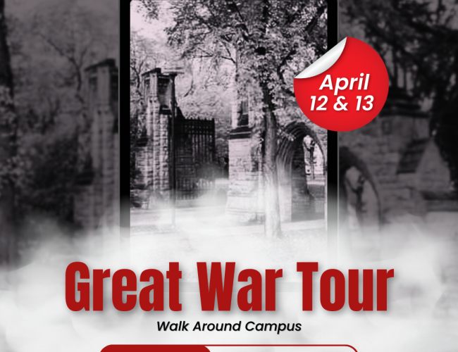 Great War Campus Walking Tour