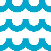 illustration of blue wavy lines