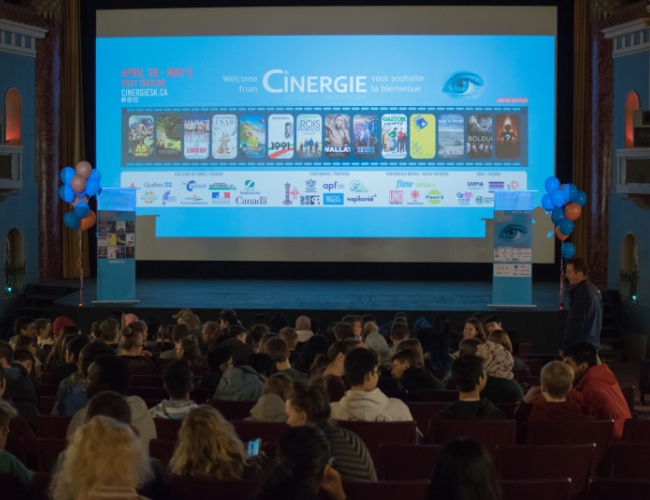 Cinergie: International Francophone Film Festival / Festival International Du Film Francophone – Cinergie 2019 - Students In The Theatre