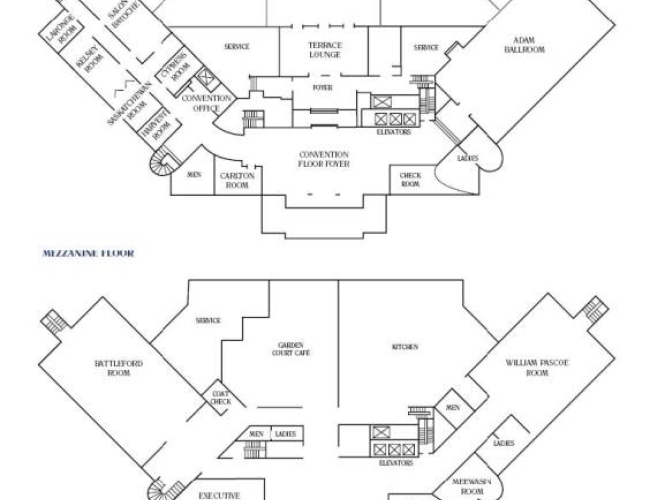 Delta Hotels by Marriott Bessborough – Meeting Room Floor Plans