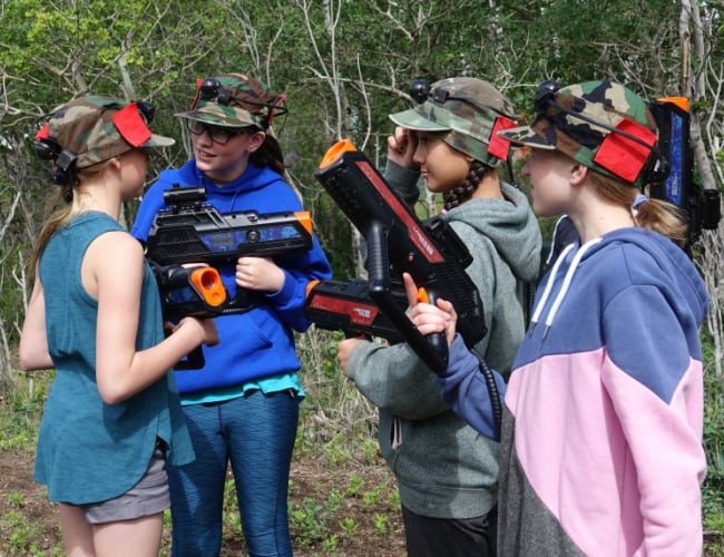 Merrill Dunes Paintball and Laser Tag – A Lull In The Battle - Time To Chat!