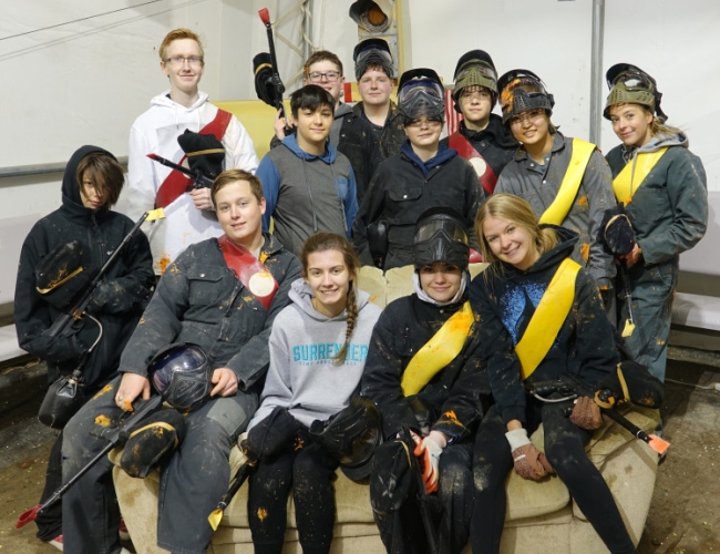 Merrill Dunes Paintball and Laser Tag – End Of Battle Portrait - Typical Happy Ending!